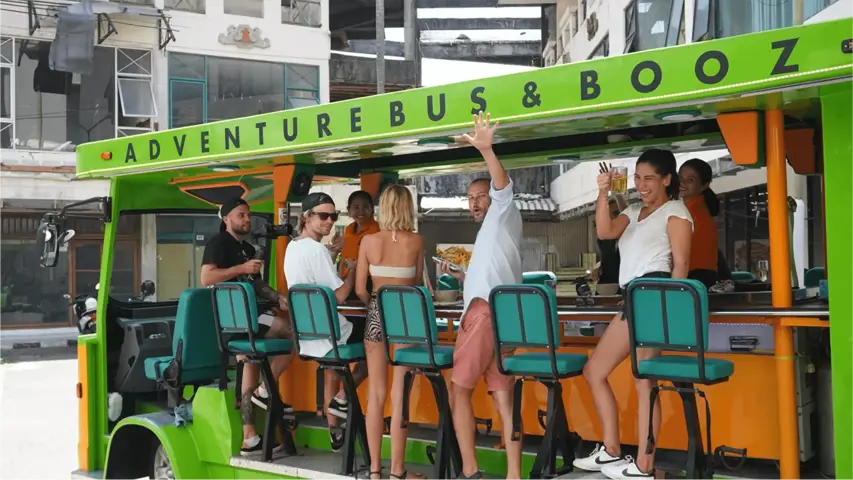 Bus and Booz Bali